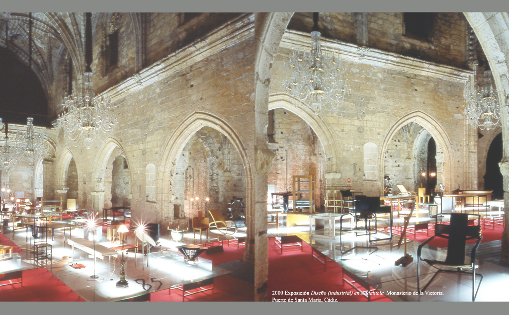 2000 Exposicin Diseo (industrial) en Andaluca. Monasterio de la Victoria. 
Puerto de Santa Mara, Cdiz.  